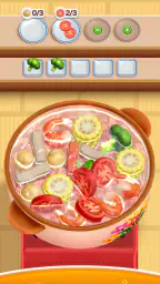 Hotpot Go: リラックスできる食べ物の分類ゲーム 2