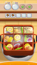 Hotpot Go: リラックスできる食べ物の分類ゲーム 4