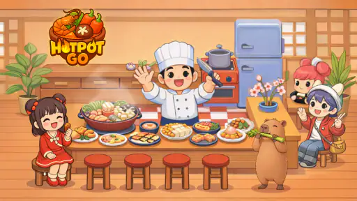 Hotpot Go: リラックスできる食べ物の分類ゲーム 7