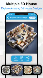 House Design 3D Floor Plan App screenshot