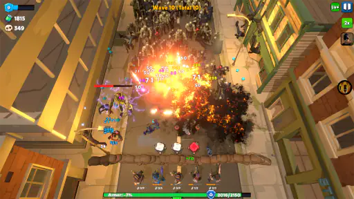 Idle Zombie Wave: ゾンビTD 4