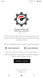 Instant Boost : Addon 1