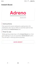 Instant Boost : Addon 2