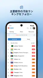 IQAir AirVisual 大気汚染 4