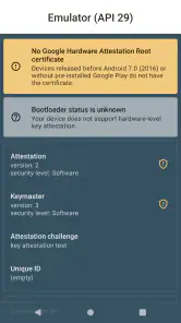 Key Attestation Demo screenshot