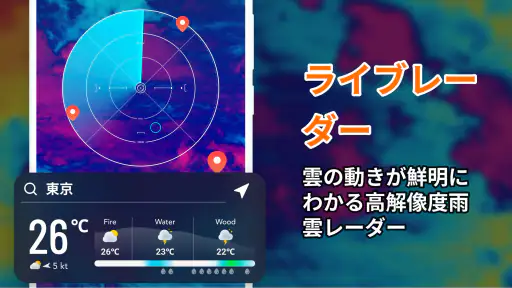 Know Weather: ライブレーダー 4