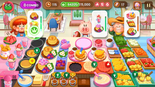 LINE シェフ かわいいクッキングゲームでレストラン経営! 3