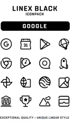 LineX Black Icon Pack 2