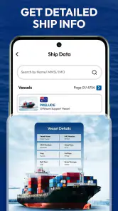 Marine Traffic Shiptrack &コンパス screenshot