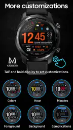MD308 Digital watch face 7