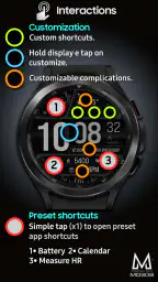 MD308 Digital watch face 8