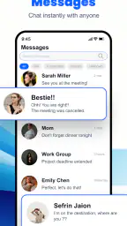 Messages: SMS, Messenger, Home 1