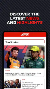 Official F1 ® App screenshot