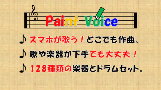 PaintVoice(歌声合成&作曲アプリ) 1