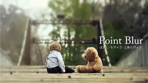 Point Blur ポイントぼかし・モザイク加工 1
