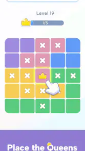 Queenzle - Queen Puzzle Game screenshot