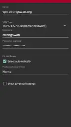 strongSwan VPN Client 3