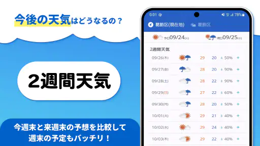 tenki.jp 日本気象協会の天気予報アプリ・雨雲レーダー 5