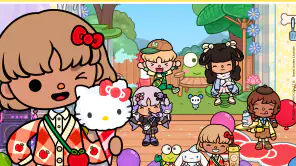 Toca Boca x ハローキティ screenshot