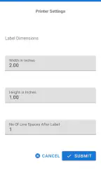 Weighing Scale Barcoding app 5
