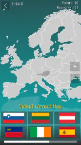World Map Quiz screenshot