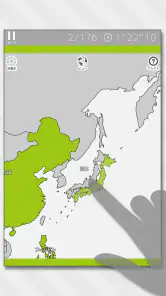 あそんでまなべる 世界地図パズル screenshot