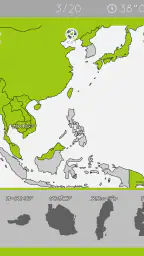 あそんでまなべる 世界地図パズル 4