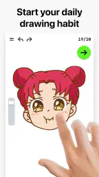お絵描きアプリ、ペイント、塗り絵・ ArtWorkout 1