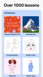お絵描きアプリ、ペイント、塗り絵・ ArtWorkout 4