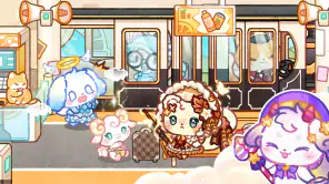 かわいい猫の世界：アバターライフ screenshot