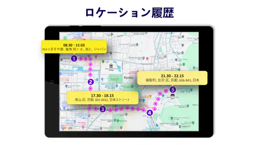 どの携帯電話も追跡 8