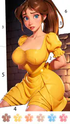 アダルトセクシー塗り絵ゲーム 4