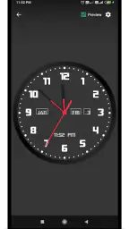 アナログ時計ライブ壁紙 4