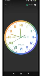 アナログ時計ライブ壁紙 5