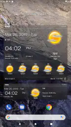アンドロイドのための天気 & 時計ウィジェット (天気予報) 8