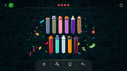 ウォーターソート:パズルゲーム 8
