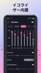 オフライン音楽プレーヤーで曲を再生 screenshot