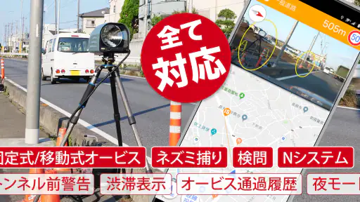 オービスガイド 移動式オービス ネズミ捕り 検問 5