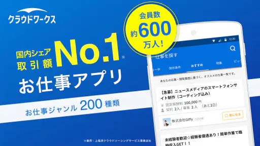 クラウドワークス | 副業・在宅ワーク 1