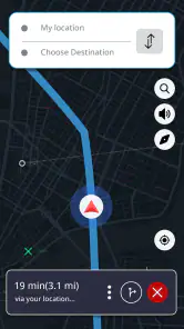 ストリートビューの地図とナビゲーション screenshot