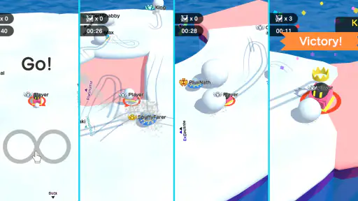 スノーボール.io - 雪玉の爽快なバトルゲーム 6