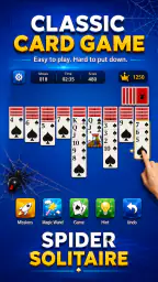 スパイダソリティアゲーム 1