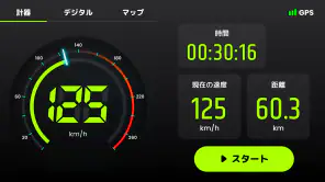 スピードメーター:  GPS 速度計測アプリ & 距離計 screenshot