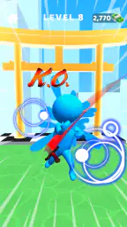 ソードプレイ!3D忍者が駆け抜け斬りまくる 1