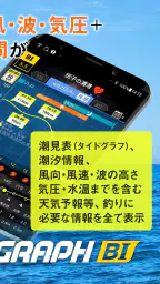 タイドグラフBI / 4,000ヶ所の釣り場に対応した潮見表 2