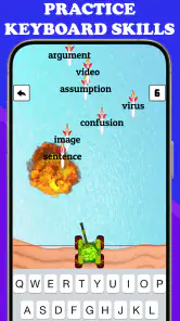 タイピング練習 キーボード - タイピングゲーム screenshot
