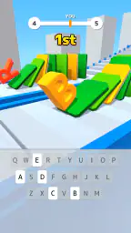タイプスピン: 文字回転ランゲーム 1