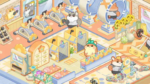ハムハム商店街: かわいい放置タイクーンゲーム 1