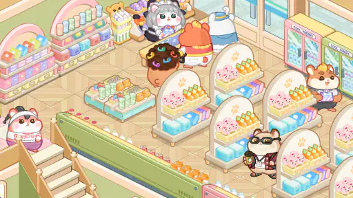ハムハム商店街: かわいい放置タイクーンゲーム 2