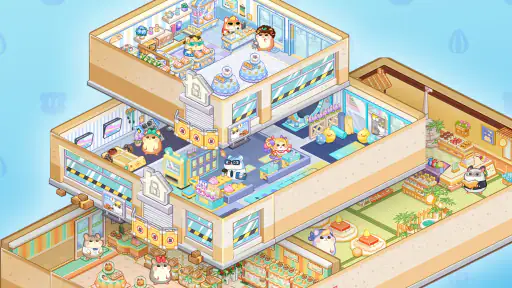 ハムハム商店街: かわいい放置タイクーンゲーム 3